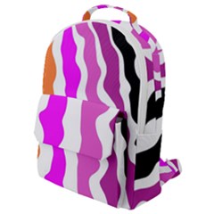 Warp Liquid Multicolor Kids Flap Pocket Backpack (small) by Cemarart