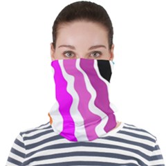 Warp Liquid Multicolor Kids Face Seamless Bandana (adult) by Cemarart