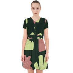 Elements Scribbles Wiggly Line Adorable In Chiffon Dress by Cemarart