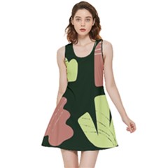 Elements Scribbles Wiggly Line Inside Out Reversible Sleeveless Dress by Cemarart