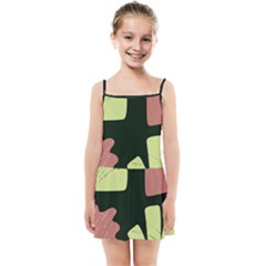 Elements Scribbles Wiggly Line Kids  Summer Sun Dress by Cemarart