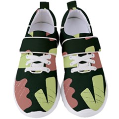 Elements Scribbles Wiggly Line Women s Velcro Strap Shoes by Cemarart