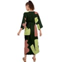 Elements Scribbles Wiggly Line Grecian Style  Maxi Dress View2