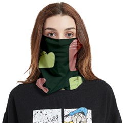 Elements Scribbles Wiggly Line Face Covering Bandana (two Sides) by Cemarart