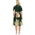 Elements Scribbles Wiggly Line Button Top Knee Length Dress View2