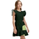 Elements Scribbles Wiggly Line Kids  Winged Sleeve Dress View3