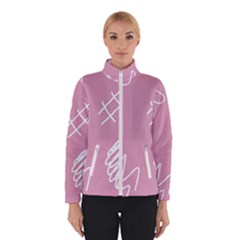 Elements Scribble Wiggly Lines Women s Bomber Jacket