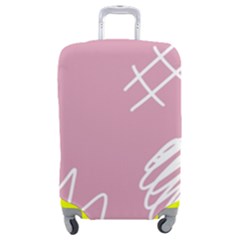 Elements Scribble Wiggly Lines Luggage Cover (medium) by Cemarart