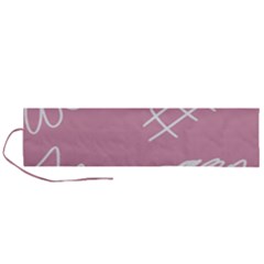 Elements Scribble Wiggly Lines Roll Up Canvas Pencil Holder (l) by Cemarart