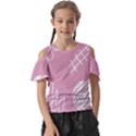 Elements Scribble Wiggly Lines Kids  Butterfly Cutout T-Shirt View1