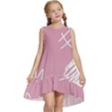 Elements Scribble Wiggly Lines Kids  Frill Swing Dress View1