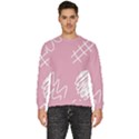 Elements Scribble Wiggly Lines Men s Fleece Sweatshirt View1