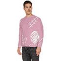 Elements Scribble Wiggly Lines Men s Fleece Sweatshirt View2