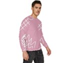 Elements Scribble Wiggly Lines Men s Fleece Sweatshirt View3