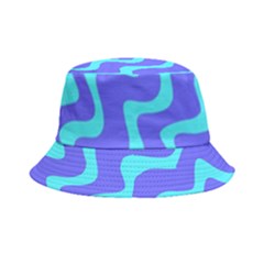 Purple Mint Turquoise Background Bucket Hat by Cemarart