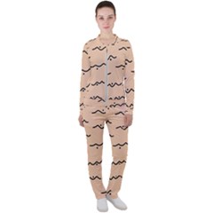 Lines Dots Pattern Abstract Casual Jacket And Pants Set by Cemarart