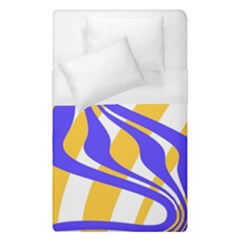 Print Pattern Warp Lines Duvet Cover (single Size) by Cemarart