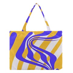 Print Pattern Warp Lines Medium Tote Bag