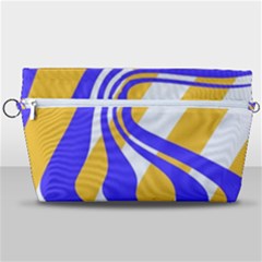 Print Pattern Warp Lines Handbag Organizer by Cemarart