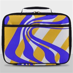 Print Pattern Warp Lines Full Print Lunch Bag