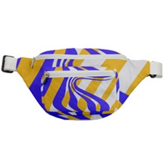 Print Pattern Warp Lines Fanny Pack by Cemarart