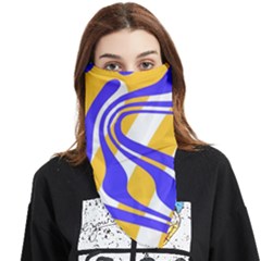 Print Pattern Warp Lines Face Covering Bandana (Triangle)