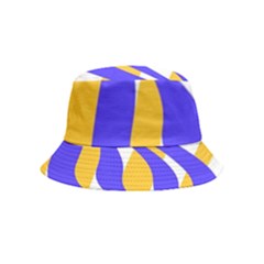 Print Pattern Warp Lines Bucket Hat (Kids)