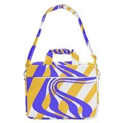 Print Pattern Warp Lines MacBook Pro 16  Shoulder Laptop Bag