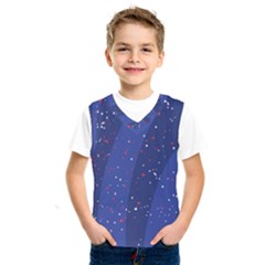 Texture Multicolour Ink Dip Flare Kids  Basketball Tank Top by Cemarart