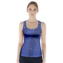 Texture Multicolour Ink Dip Flare Racer Back Sports Top View1