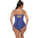 Texture Multicolour Ink Dip Flare Retro Full Coverage Swimsuit View4