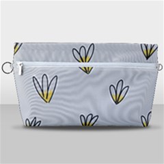 Pattern Leaves Daisies Print Handbag Organizer by Cemarart