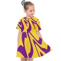 Waves Pattern Lines Wiggly Kids  Sailor Dress View1