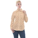 Lines Pattern Wiggly Minimal Print Women s Long Sleeve Pocket Shirt View1