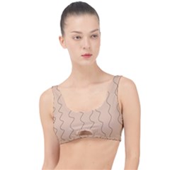 Lines Pattern Wiggly Minimal Print The Little Details Bikini Top by Cemarart