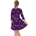 Pattern Petals Dots Print Seamless Smock Dress View2