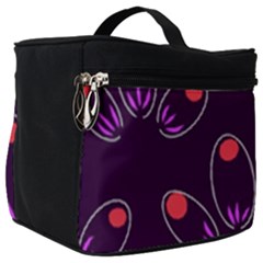 Pattern Petals Dots Print Seamless Make Up Travel Bag (big) by Cemarart