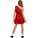 Red Background Wallpaper Kids  One Shoulder Party Dress View4