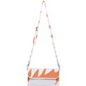 Orange Background Halloween Mini Crossbody Handbag View1