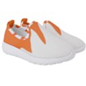 Orange Background Halloween Kids  Slip On Sneakers View3