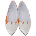 Orange Background Halloween Women s Low Heels View1