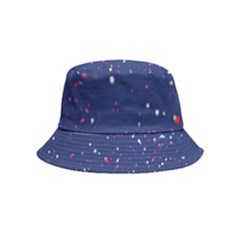 Texture Grunge Speckles Dots Bucket Hat (kids) by Cemarart