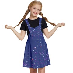 Texture Grunge Speckles Dots Kids  Apron Dress by Cemarart