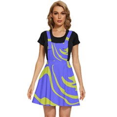 Blue Green Abstract Apron Dress by Cemarart