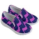 Texture Watercolour Liquify Kids Lightweight Slip Ons View3