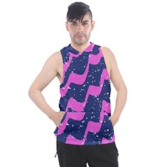 Texture Watercolour Liquify Men s Sleeveless Hoodie by Cemarart