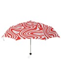 Red White Background Swirl Playful Folding Umbrellas View3