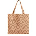 Background Wavy Zig Zag Lines Zipper Grocery Tote Bag View1