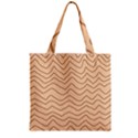 Background Wavy Zig Zag Lines Zipper Grocery Tote Bag View2