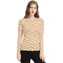 Background Wavy Zig Zag Lines Women s Long Sleeve Rash Guard View1